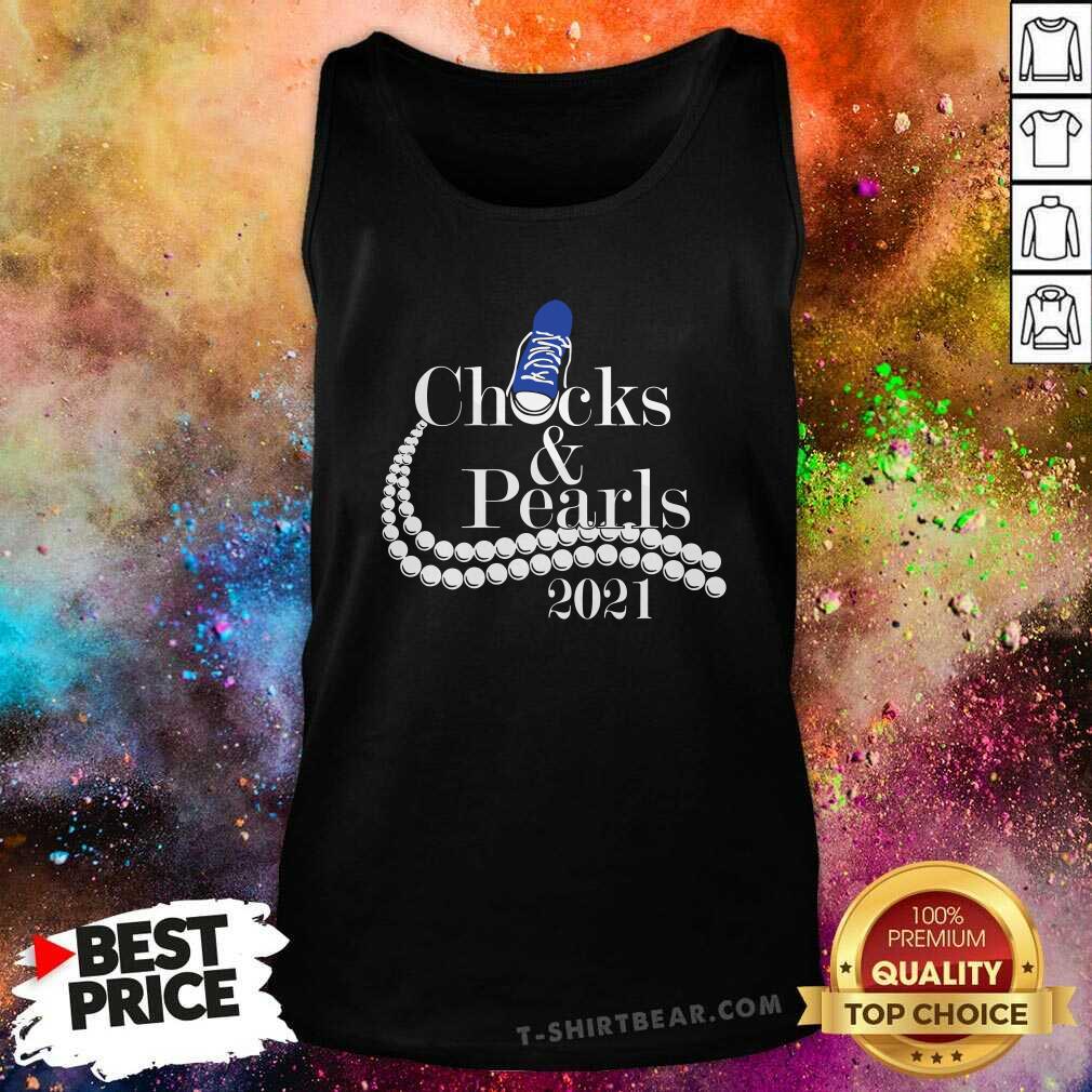 Frustrated Blue Chuck And Pearls Kamala Harris 2021 Shirt