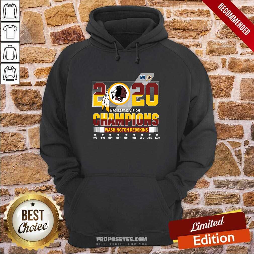 Funny 2020 NFC East Division Champions Washington Redskins Shirt