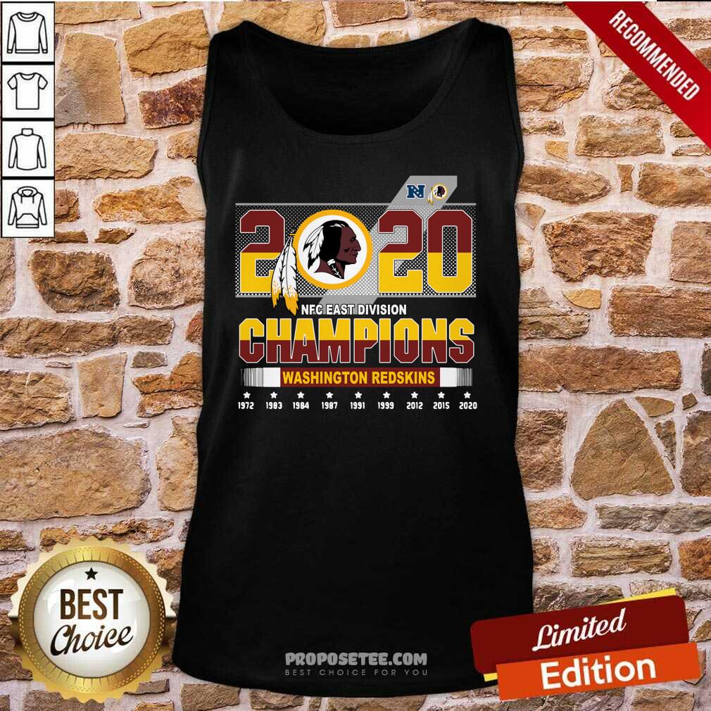 Funny 2020 NFC East Division Champions Washington Redskins Shirt