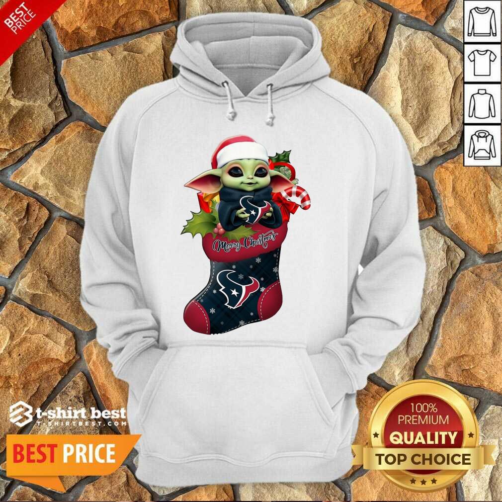 Funny Baby Yoda Hug Houston Texans Ornament Merry Christmas 2020 Shirt