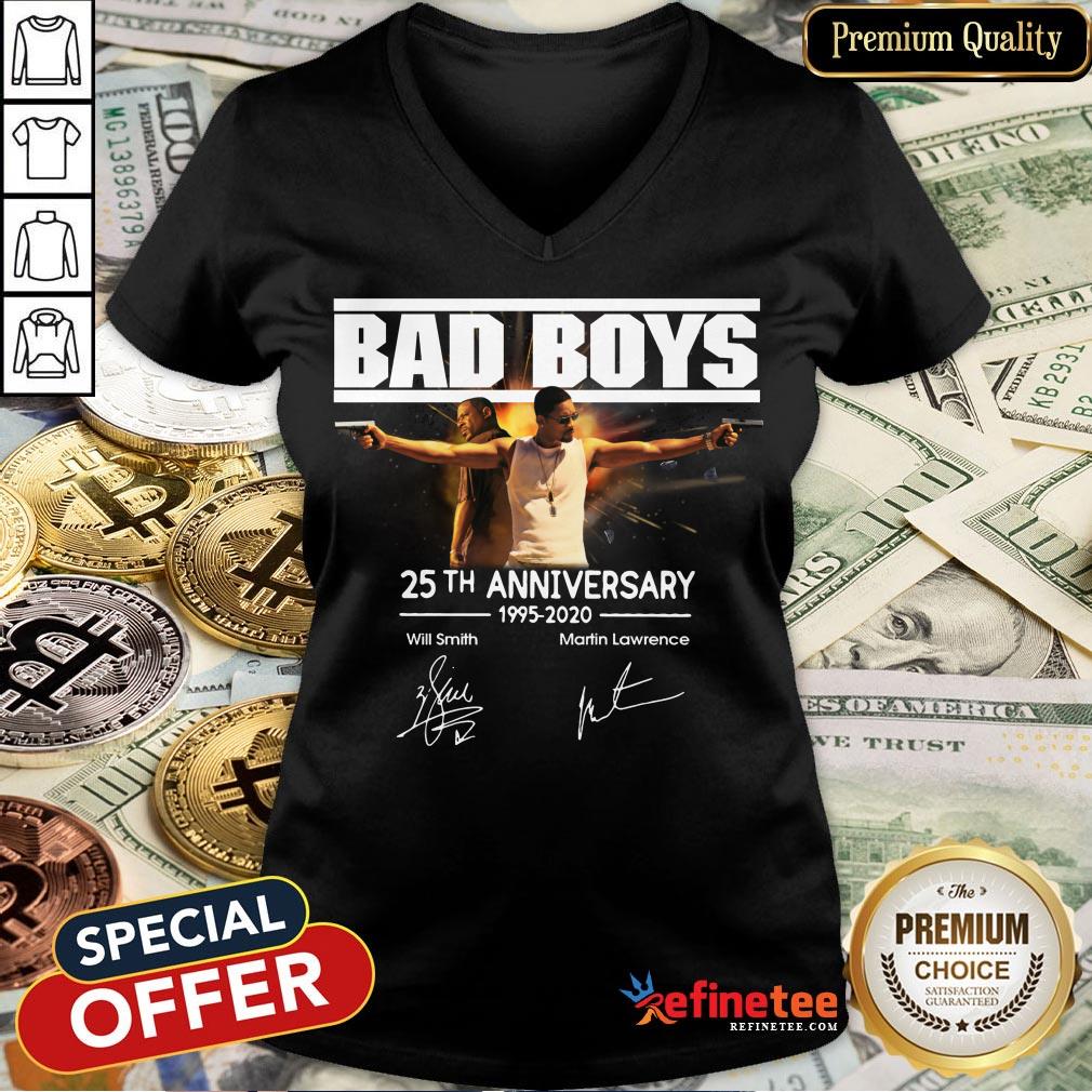 Funny Bad Boys 25Th Anniversary 1995 2020 Signatures Shirt