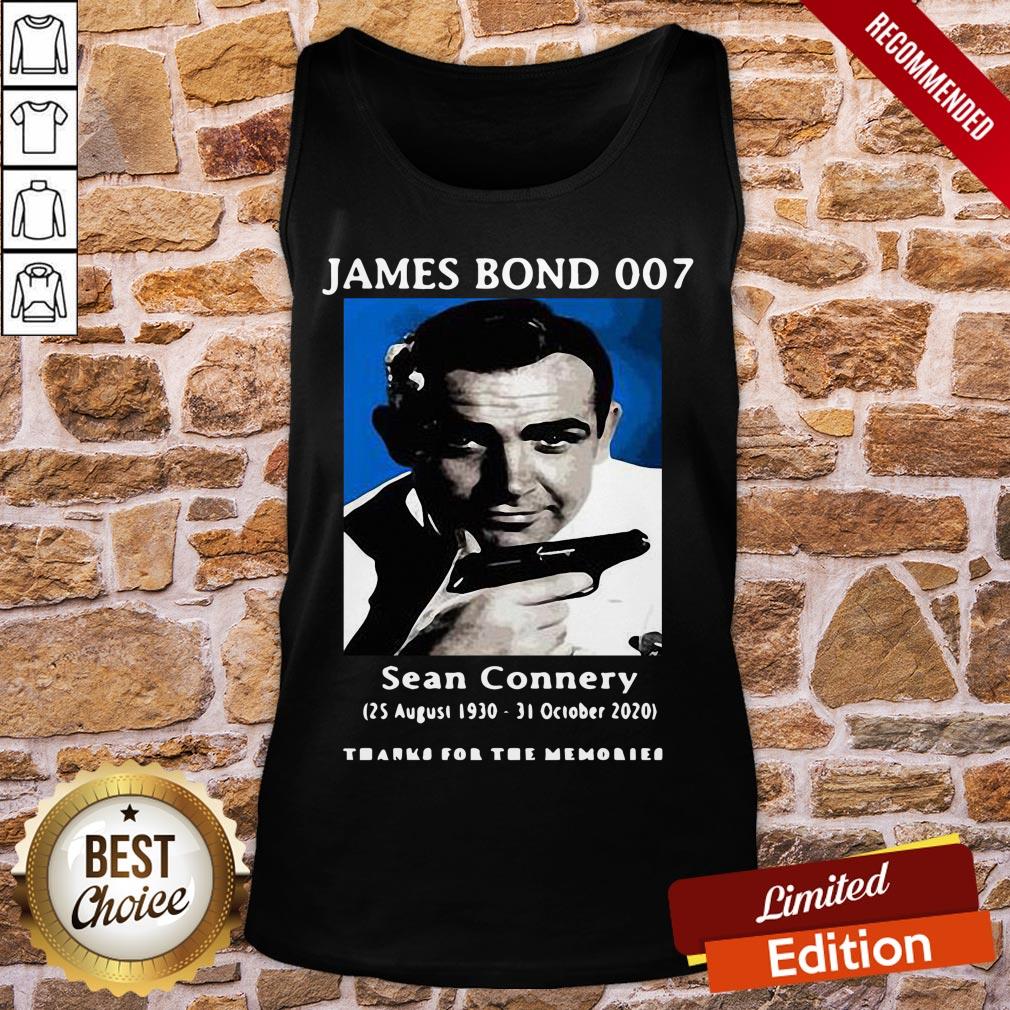 Funny James Bond 007 Sean Connery Thank For The Memories Shirt