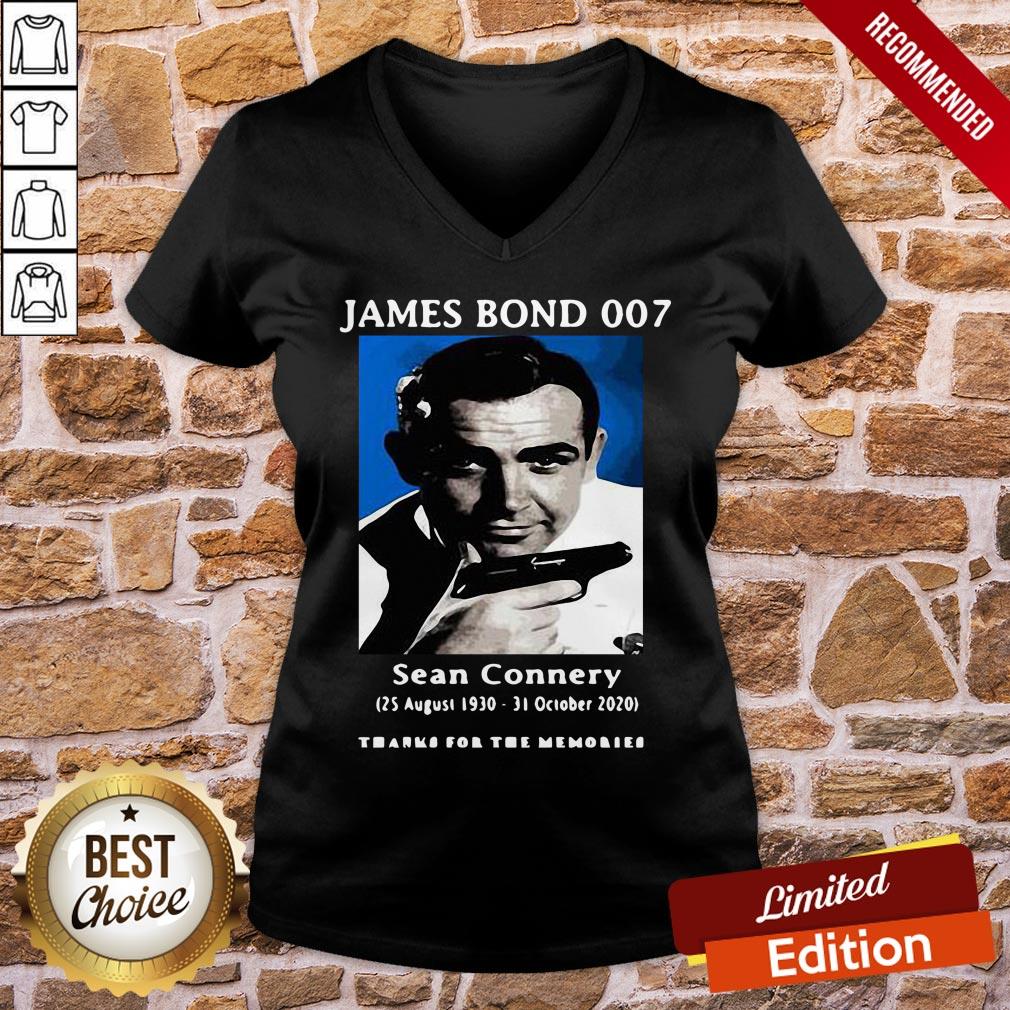 Funny James Bond 007 Sean Connery Thank For The Memories Shirt