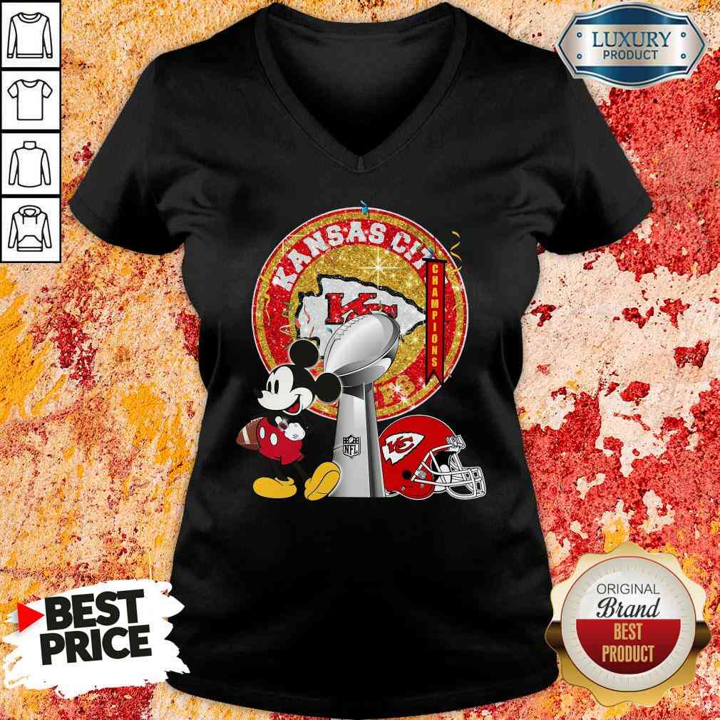 Funny Mickey Mouse Kansas City Chiefs Champions Shirt