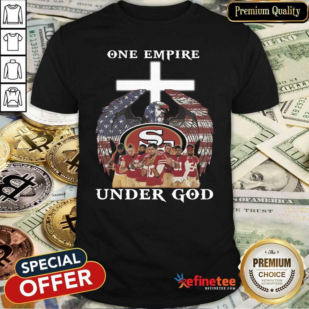 Funny One Empire Under God San Feancisco American Flag Eagle Shirt