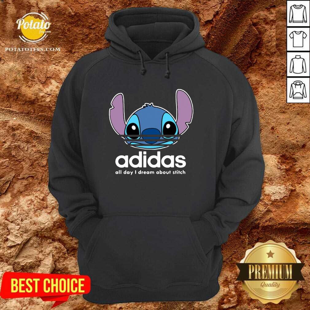 Funny Stitch Adidas All Day I Dream About Titch Shirt