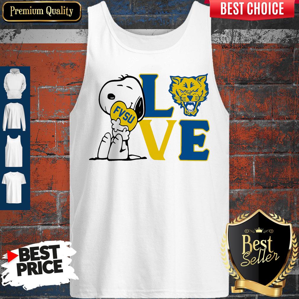 Funny Snoopy Love Fvsu Fort Valley State University Heart Shirt