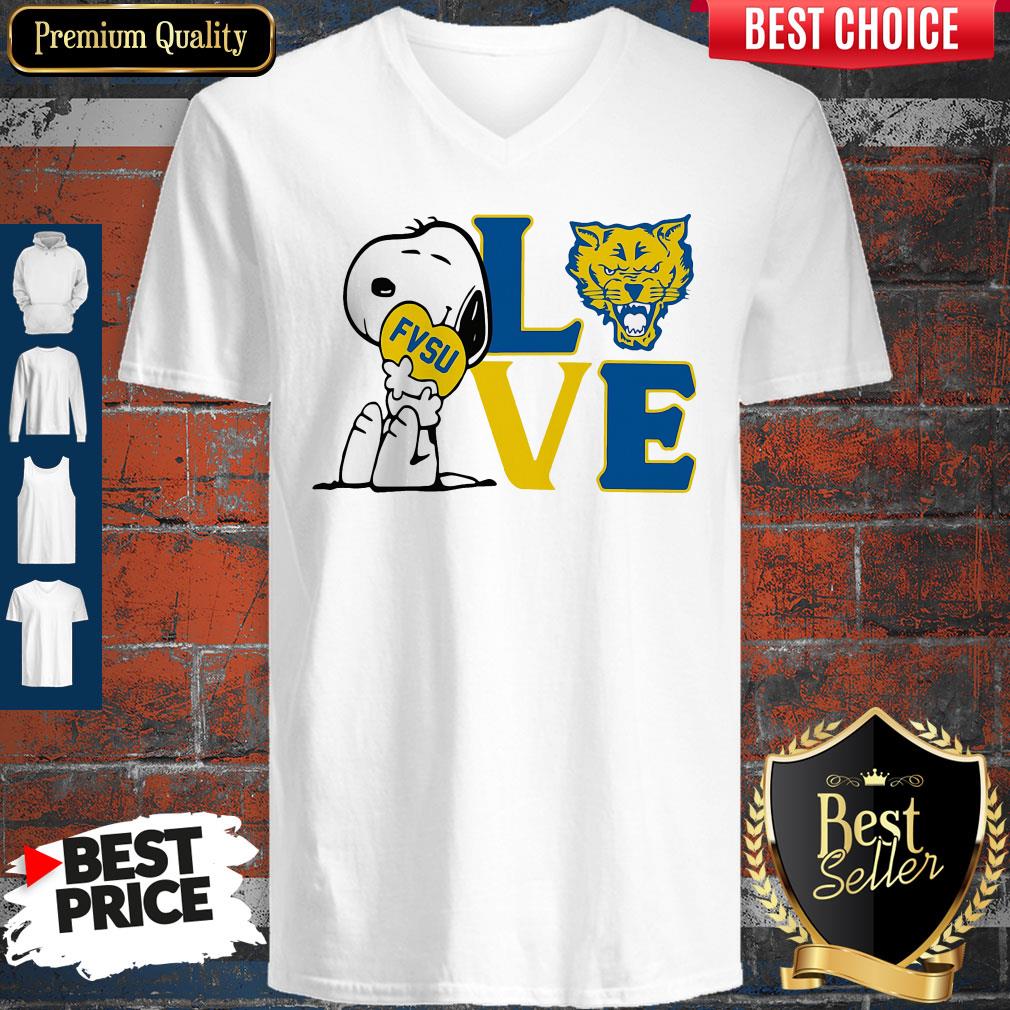 Funny Snoopy Love Fvsu Fort Valley State University Heart Shirt
