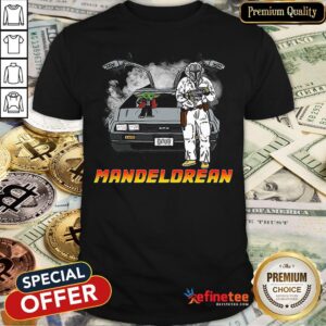 The Mandalorian And Baby Yoda Mandelorean DMC Delorean Shirt