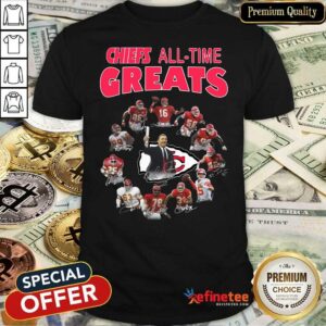 Official Kansas City Chiefs All Time Greats Signatures Shirt