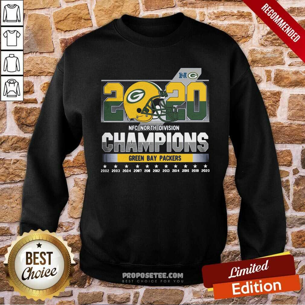Good 2020 Nfc North Division Champions Green Bay Packers Shirt