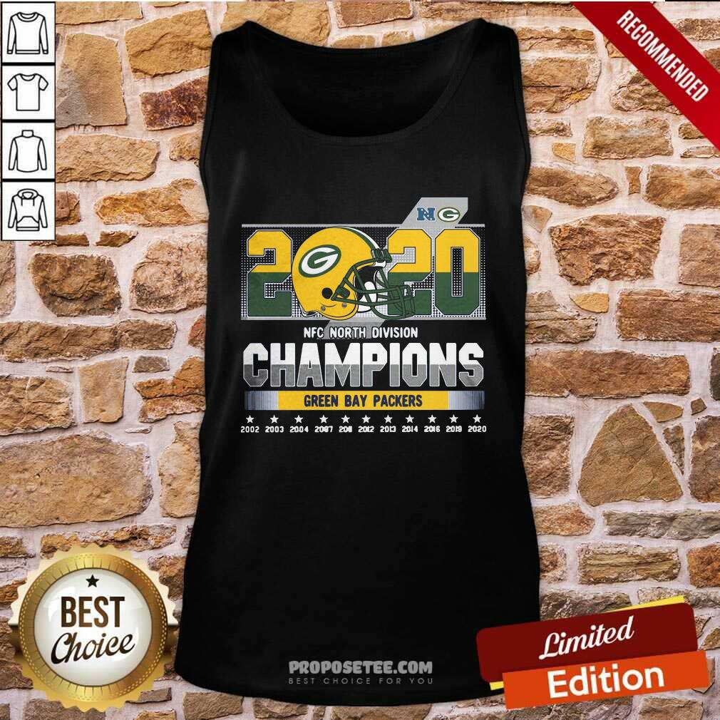 Good 2020 Nfc North Division Champions Green Bay Packers Shirt