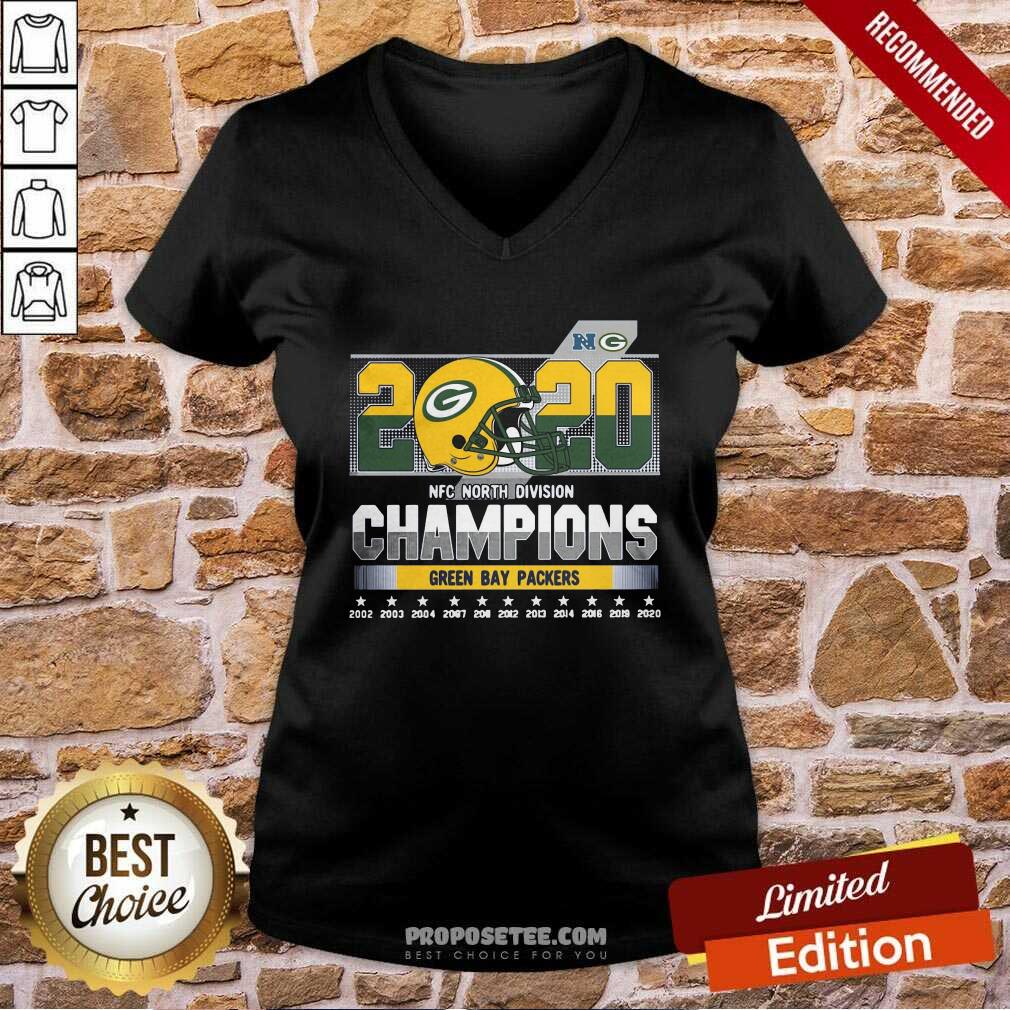 Good 2020 Nfc North Division Champions Green Bay Packers Shirt
