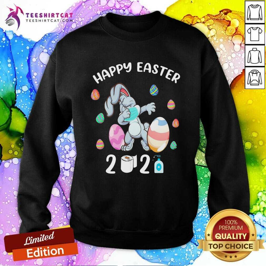 Good Bunny Face Mask Daping Happy Easter Day 2021 Shirt