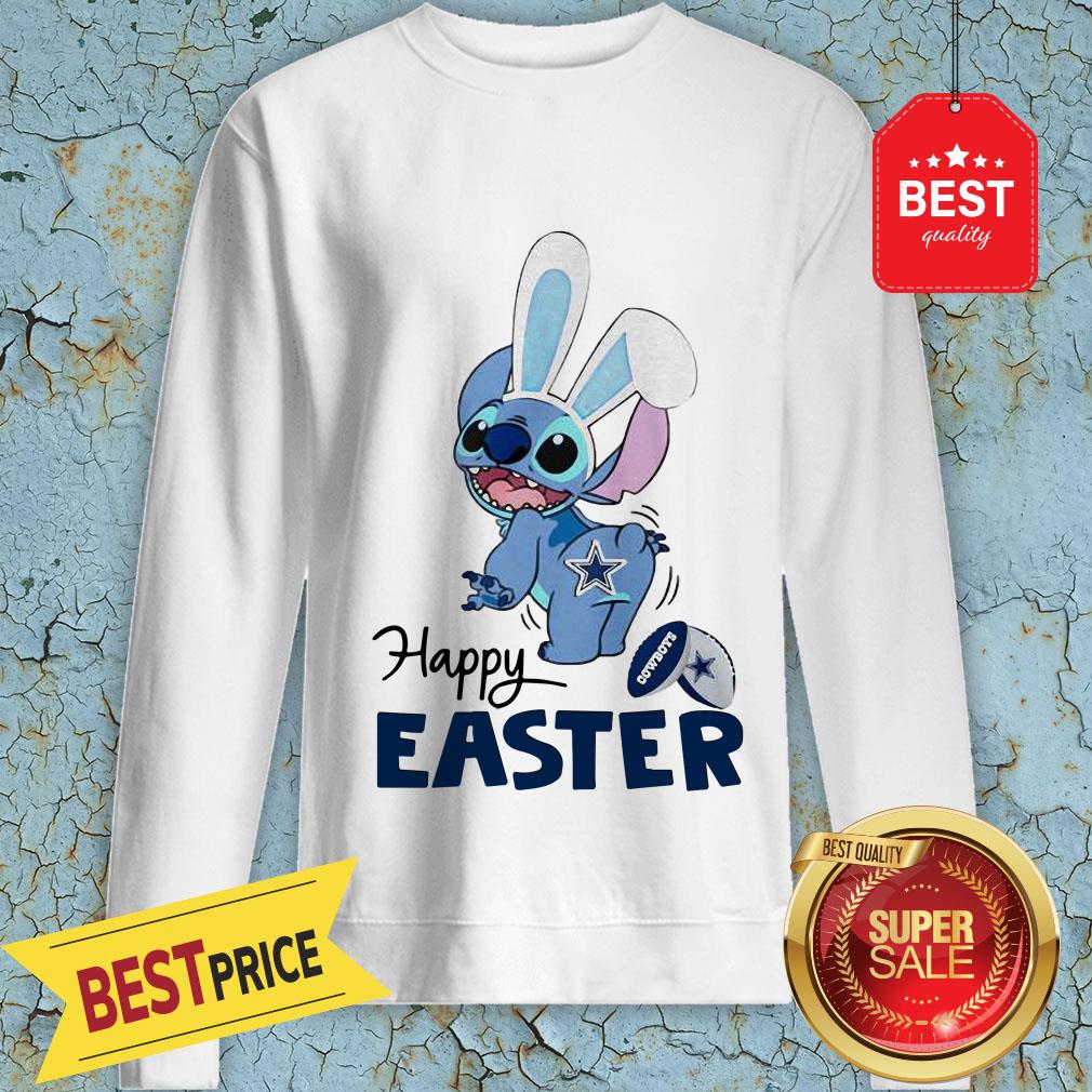 Good Disney Stitch Dallas Cowboys Logo Happy Easter shirt