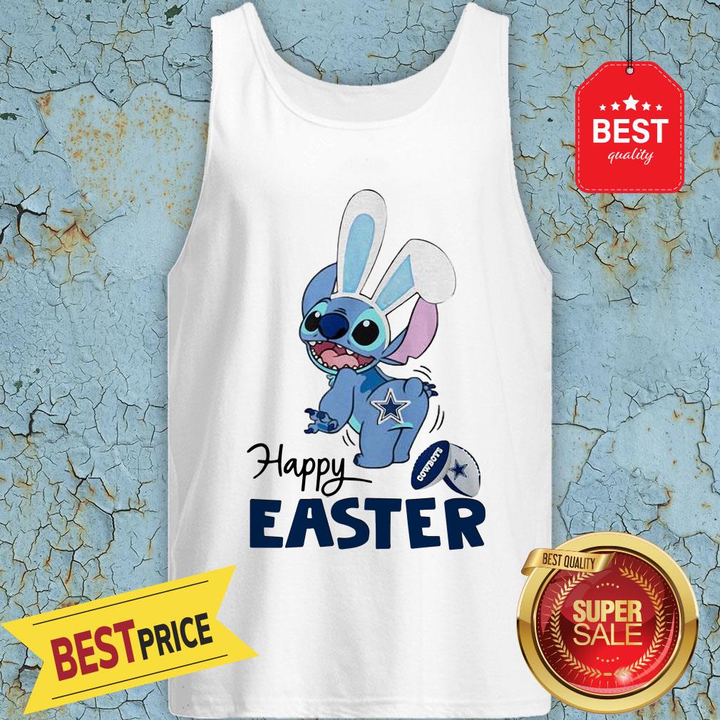 Good Disney Stitch Dallas Cowboys Logo Happy Easter shirt