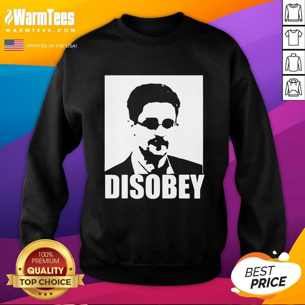 Good Edward Snowden Disobey Shirt