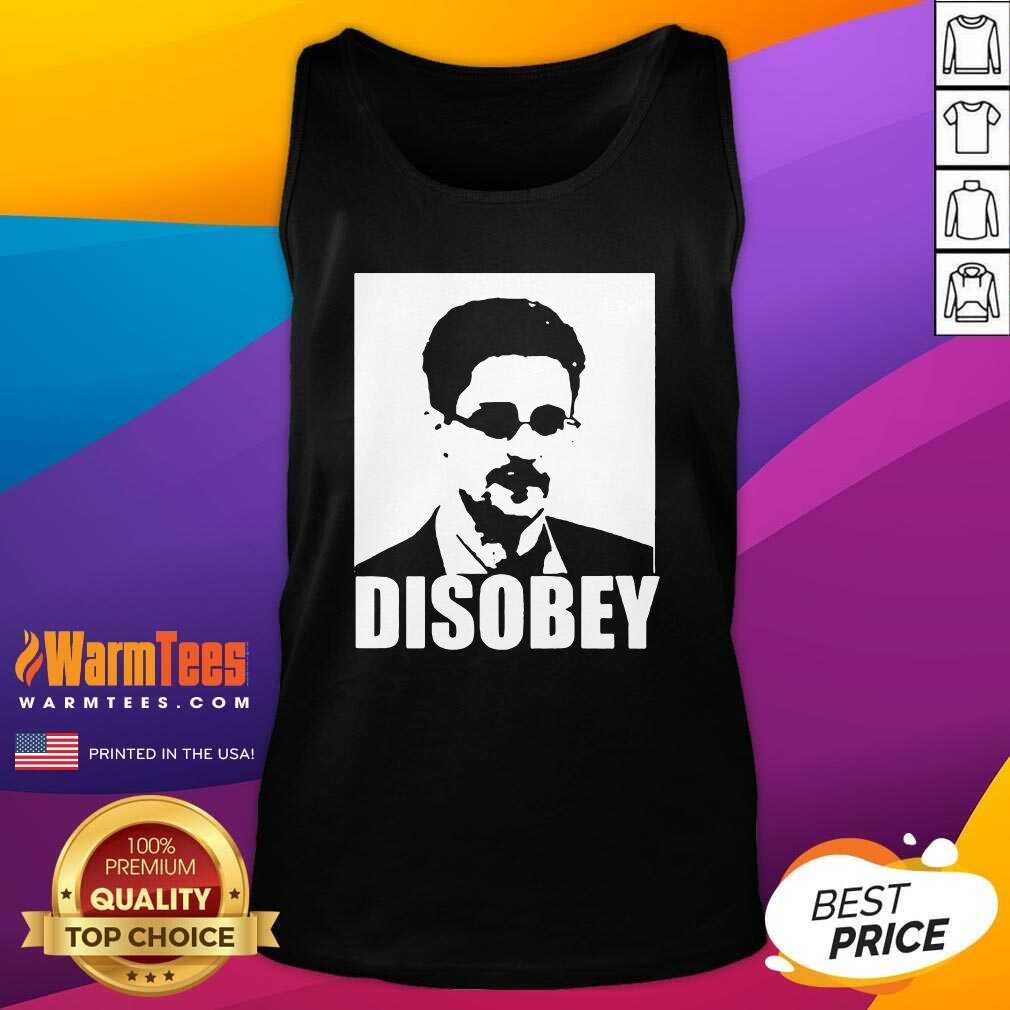 Good Edward Snowden Disobey Shirt