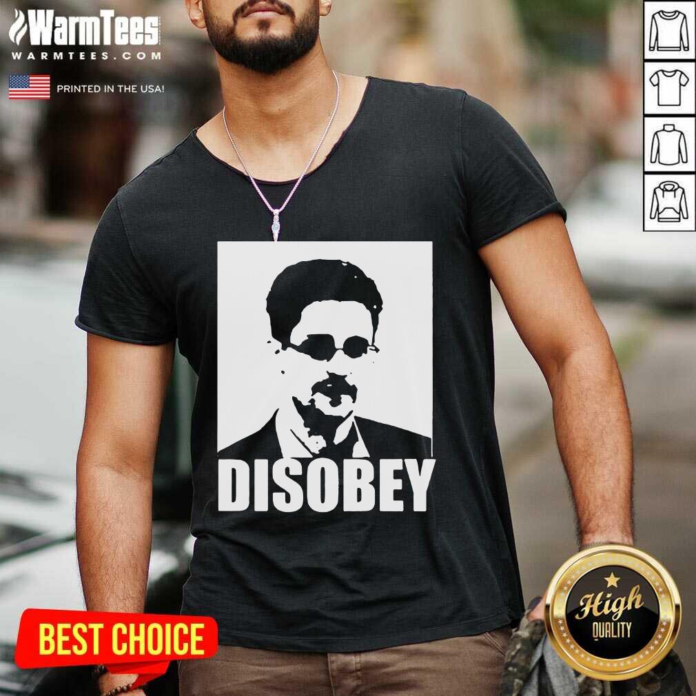 Good Edward Snowden Disobey Shirt