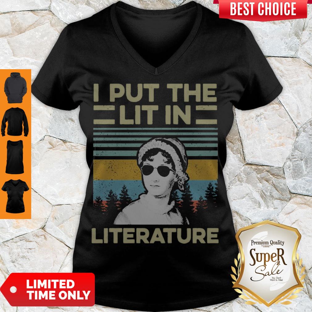 Good Jane Austen I Put The Lit In Literature Vintage Shirt