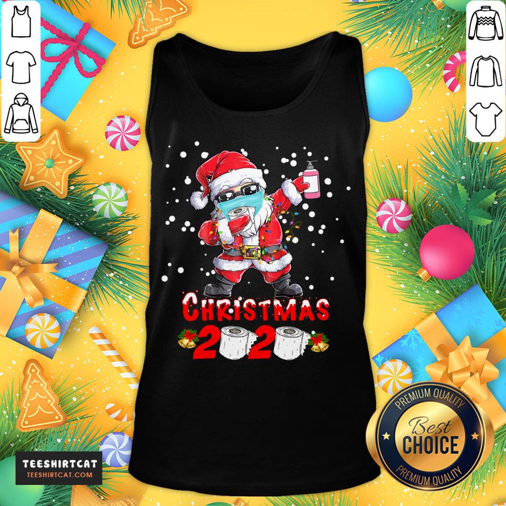 Good Santa Claus Dabbing Toilet Paper Merry Christmas 2020 Shirt