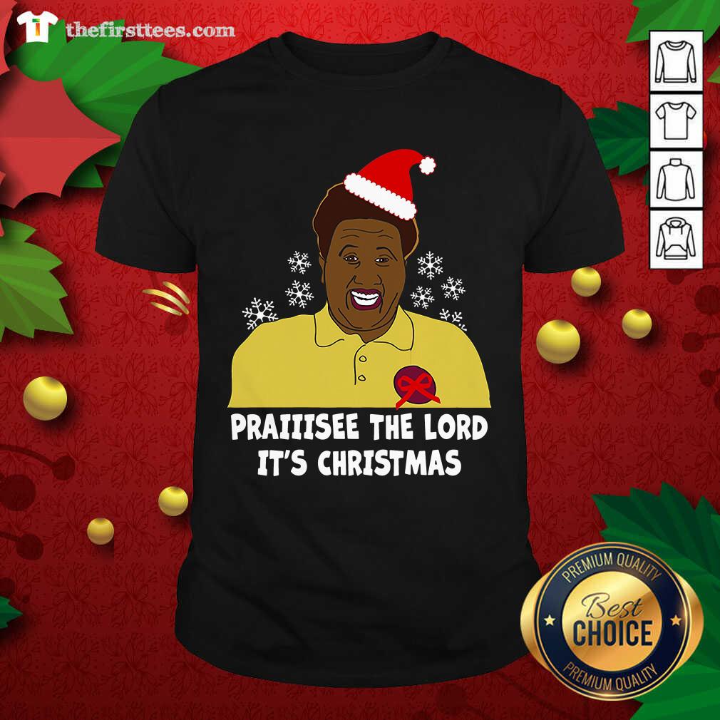 Good Santa Hellur Praise The Lord It’s Christmas Shirt