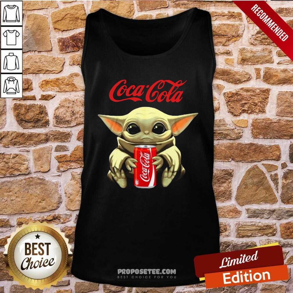 Good Star Wars Baby Yoda Hugs Coca Cola Soft Drink Shirt