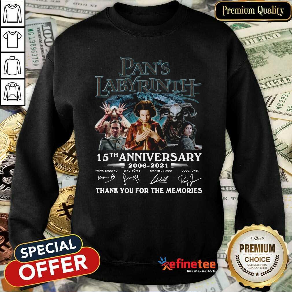 Great Labyrinth 15th Anniversary Thank You For The Memories Signatures Shirt
