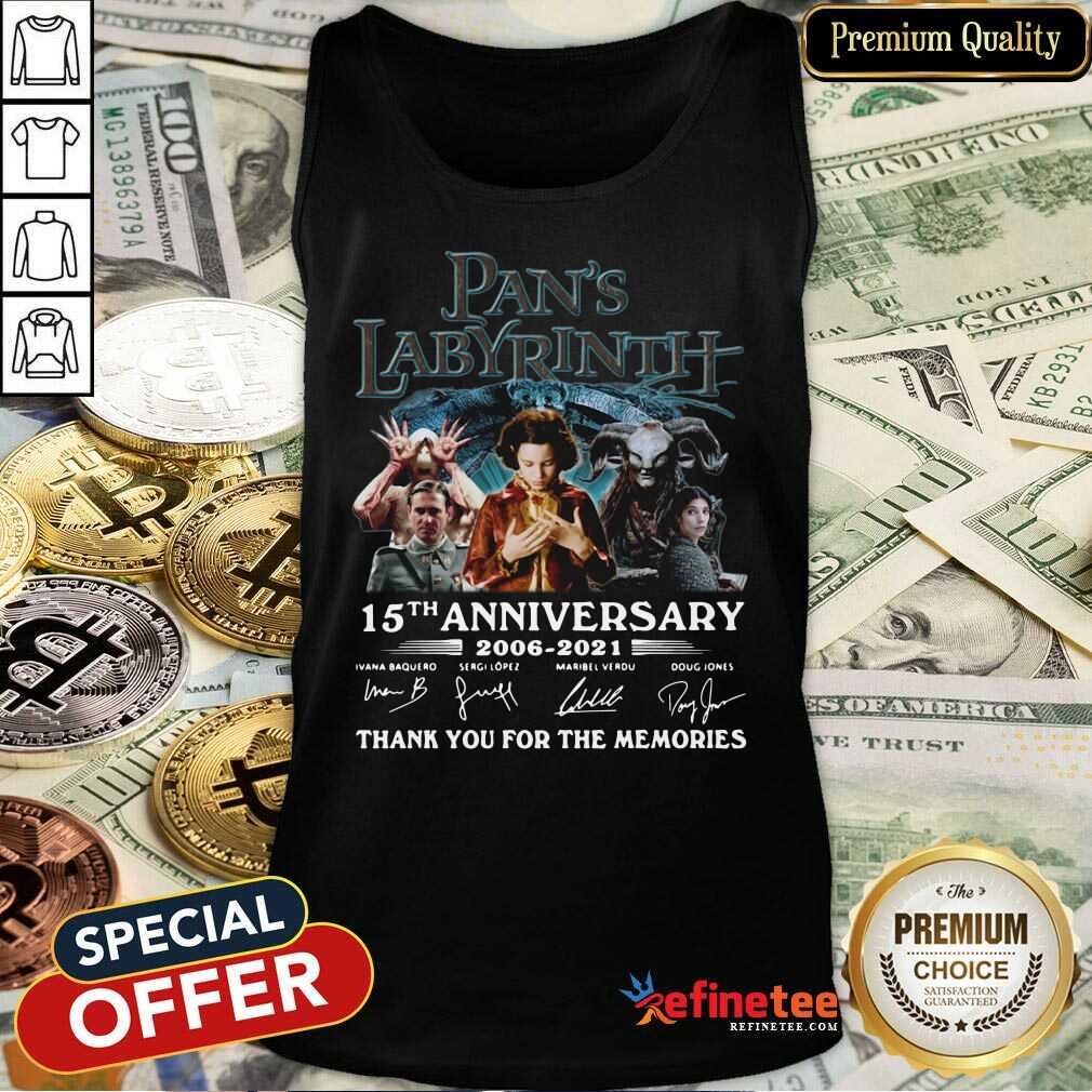 Great Labyrinth 15th Anniversary Thank You For The Memories Signatures Shirt