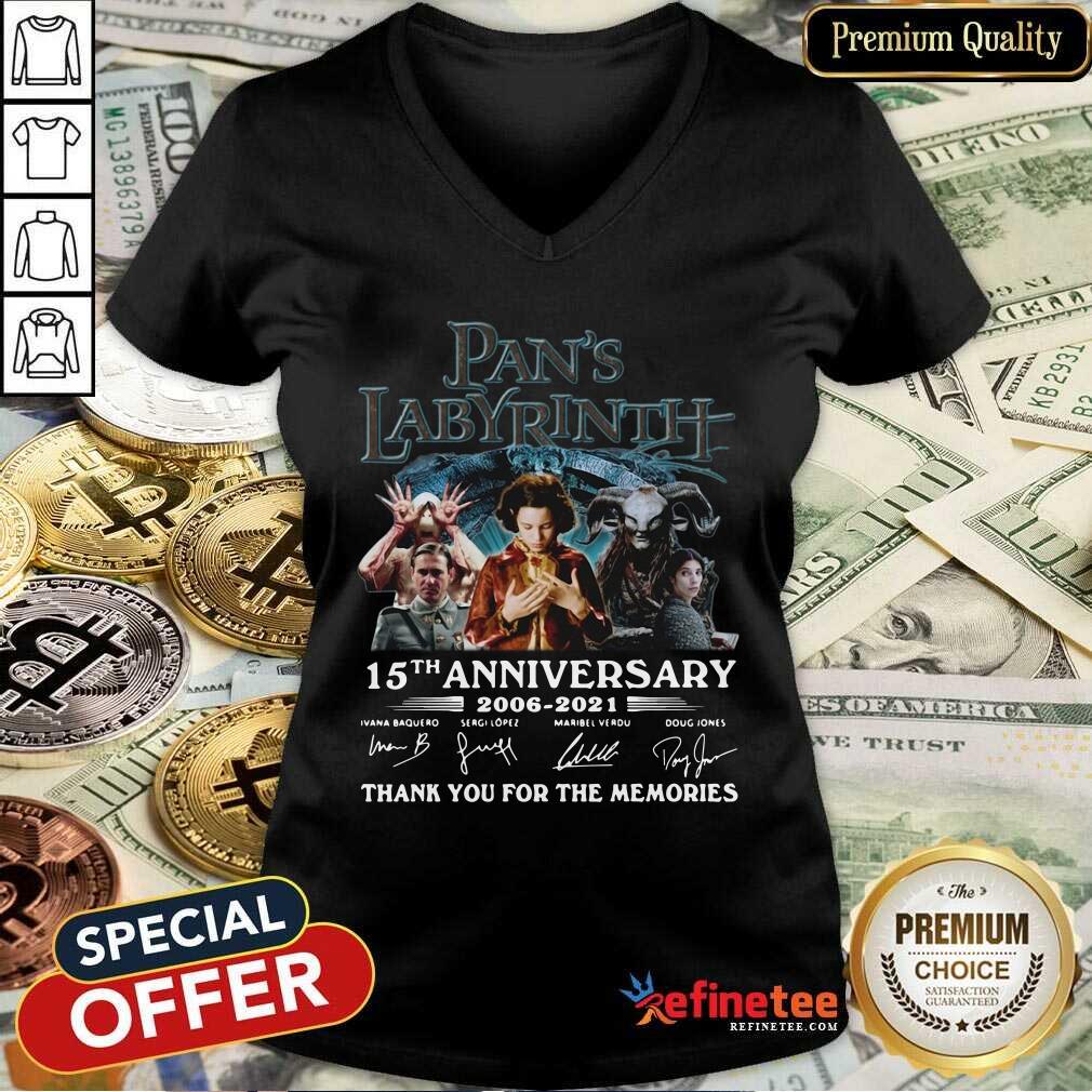 Great Labyrinth 15th Anniversary Thank You For The Memories Signatures Shirt