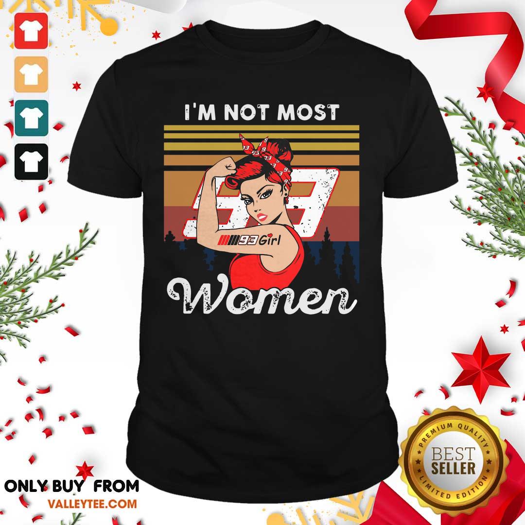 Great Strong Girl Mm93 Marc Marquez I’m Not Most Women Vintage Retro Shirt