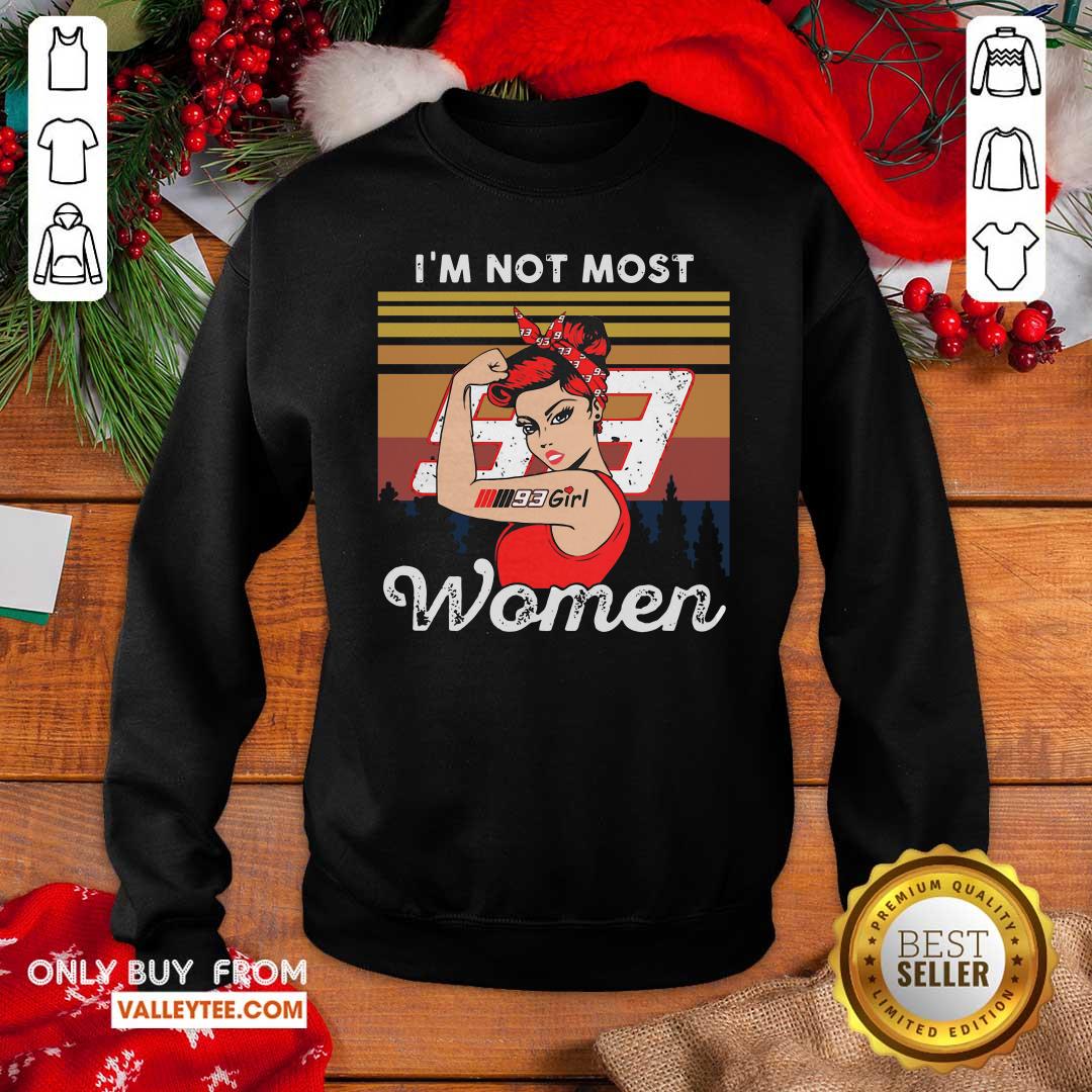 Great Strong Girl Mm93 Marc Marquez I’m Not Most Women Vintage Retro Shirt
