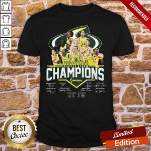 Good 2020 WNBA Seattle Storm Champions Signatures Shirt