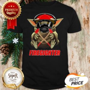 Official Baby Yoda Mashup Firefighter Star Wars Shirt