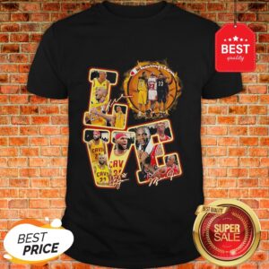 Nice Love Kobe Bryant Michael Jordan Lebron James Champion Signatures Shirt