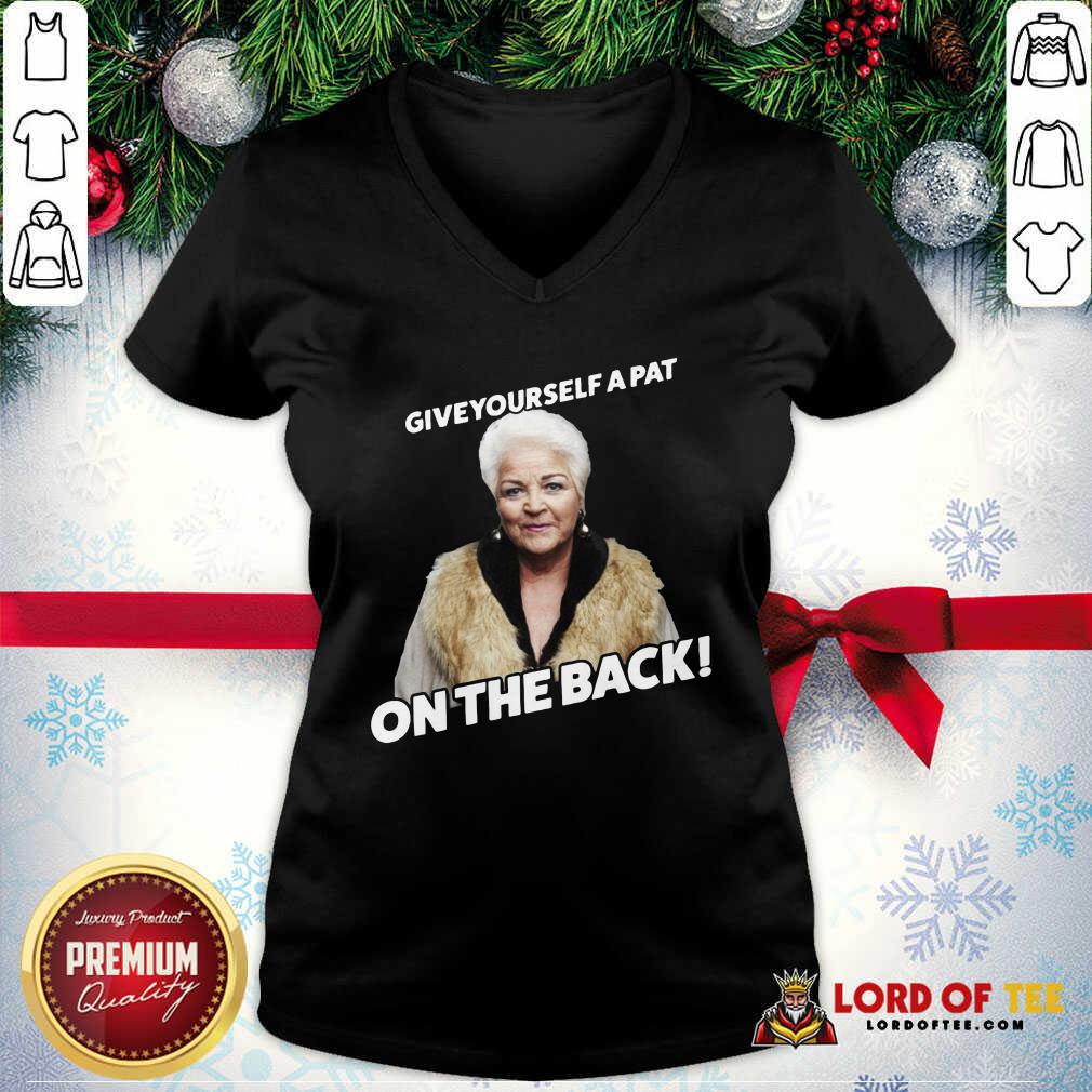 Happy Eastenders Pat Butcher Give Yourself A Pat On The Back Shirt