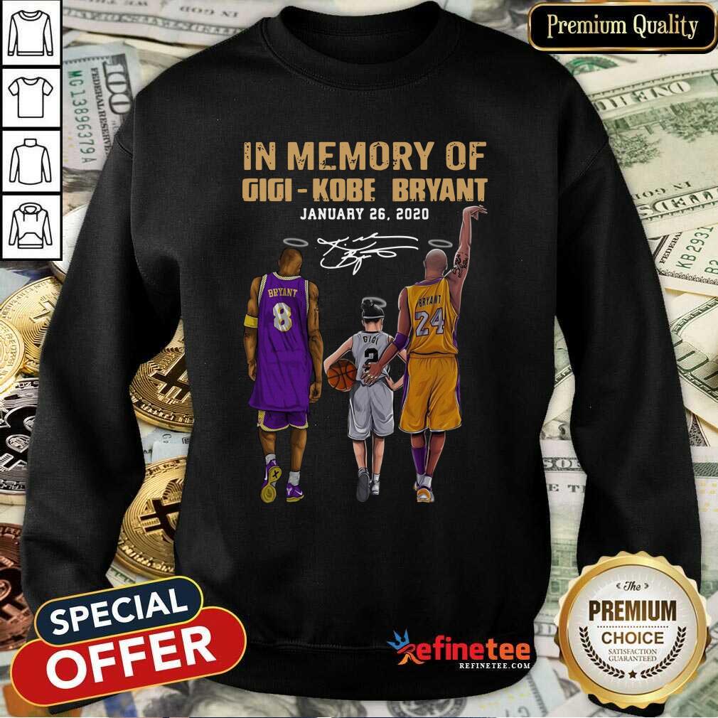 Happy In Memory Of Gigi Kobe Bryant January 26 2021 Shirt