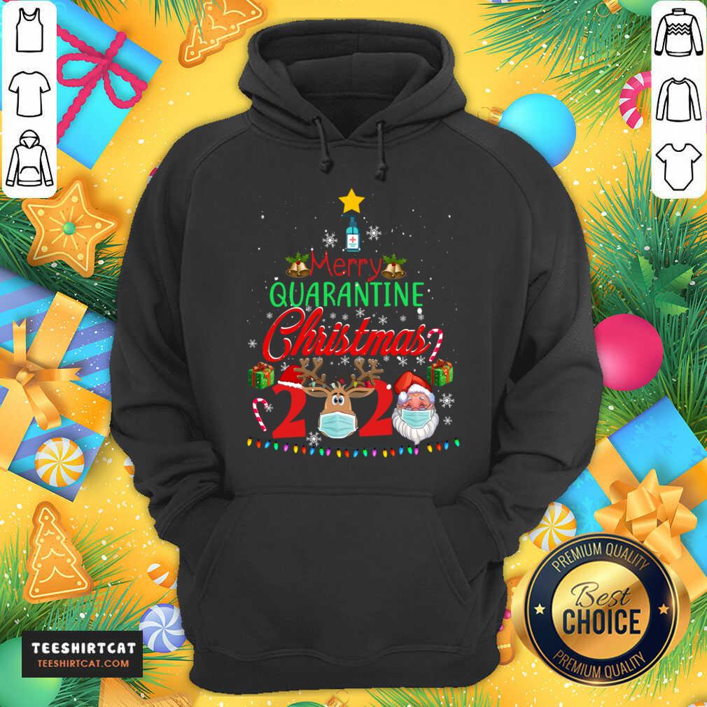 Happy Merry Quarantine Christmas 2020 Pajamas Family Matching Xmas Shirt