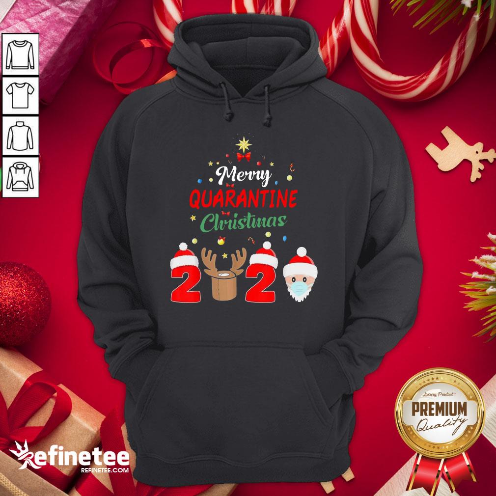 Happy Merry Quarantine Christmas 2020 Xmas Pajamas Holidays Gift Shirt