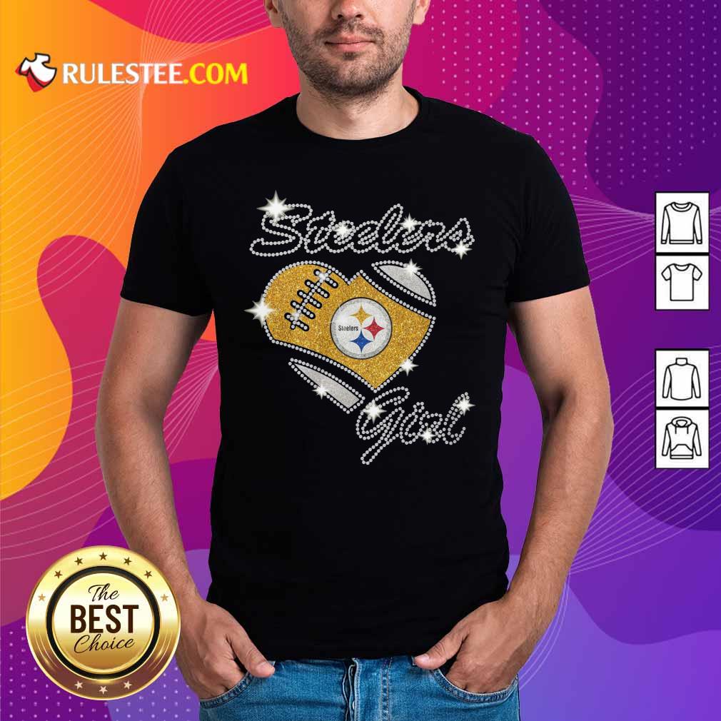 Happy Pittsburgh Steelers Girl Heart Diamond Shirt