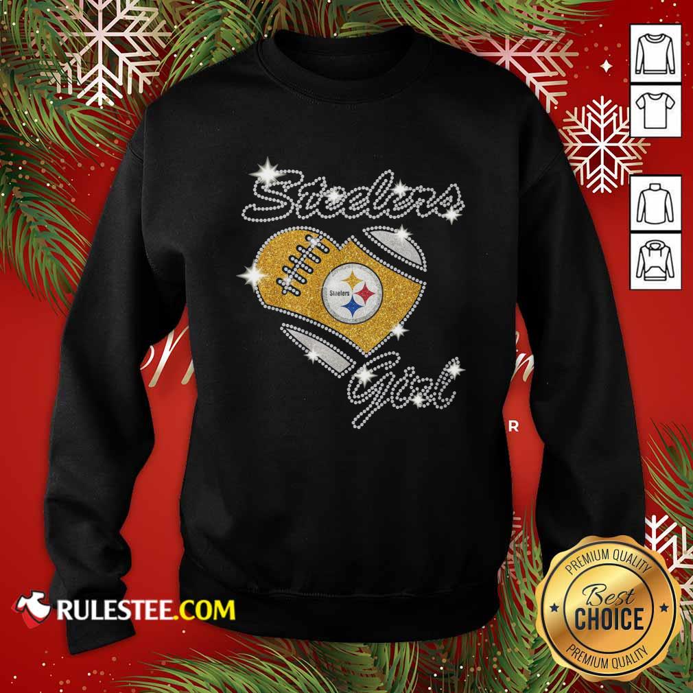 Happy Pittsburgh Steelers Girl Heart Diamond Shirt