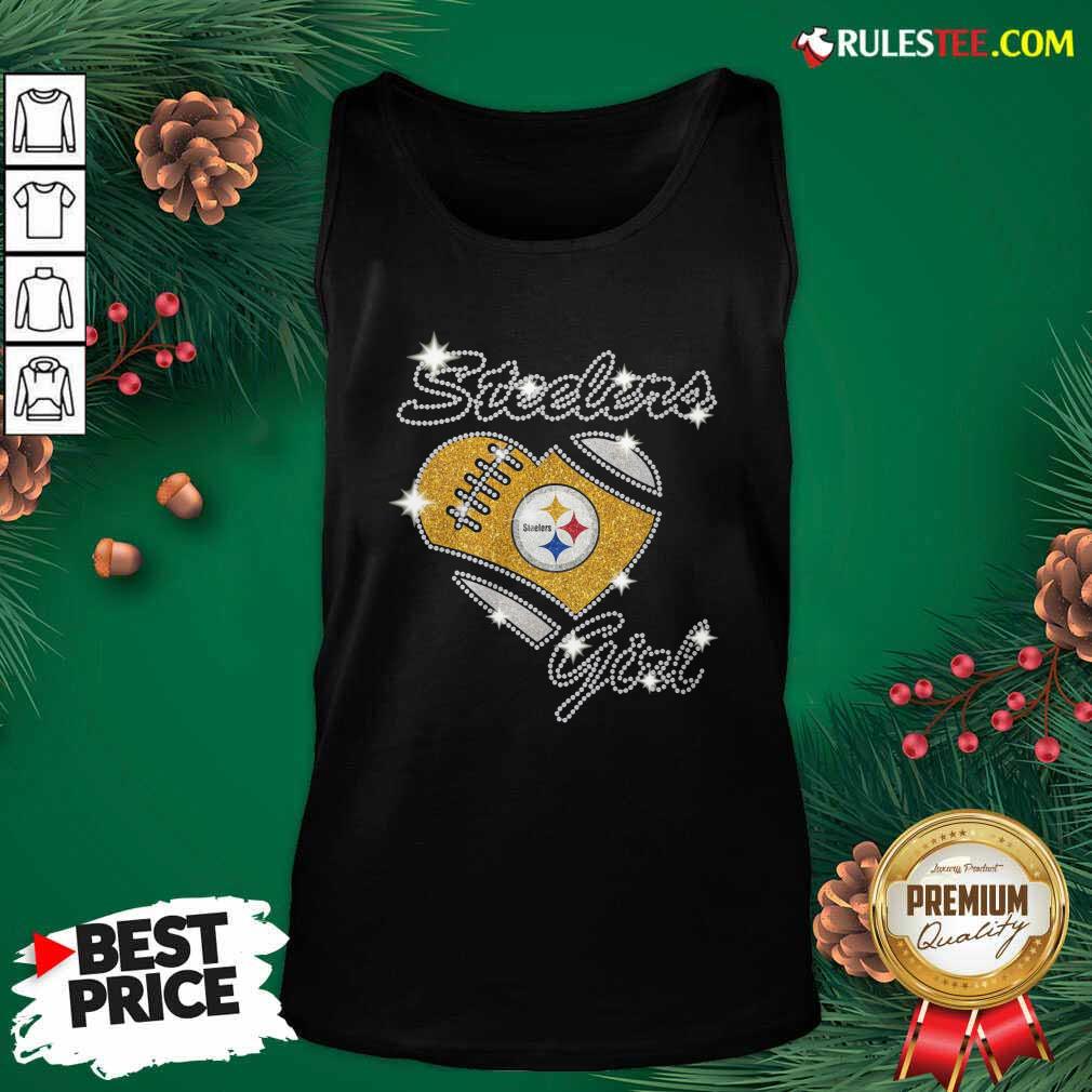 Happy Pittsburgh Steelers Girl Heart Diamond Shirt