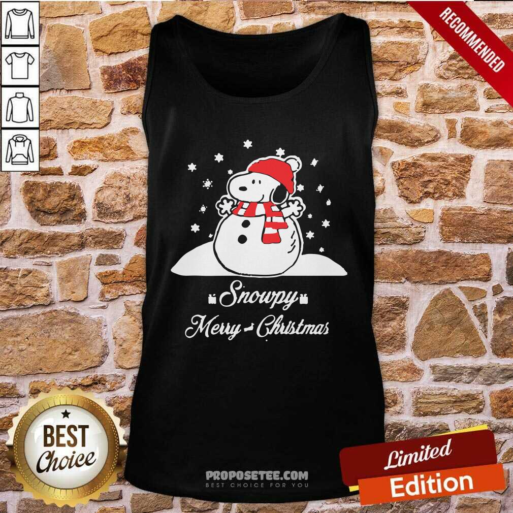 Happy Snowpy Merry Christmas Sweater Christmas Snoopy Peanuts Shirt