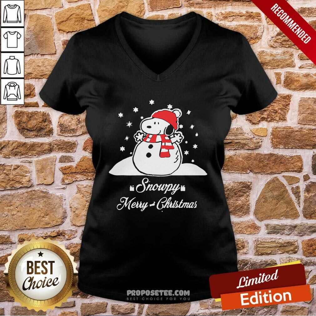 Happy Snowpy Merry Christmas Sweater Christmas Snoopy Peanuts Shirt