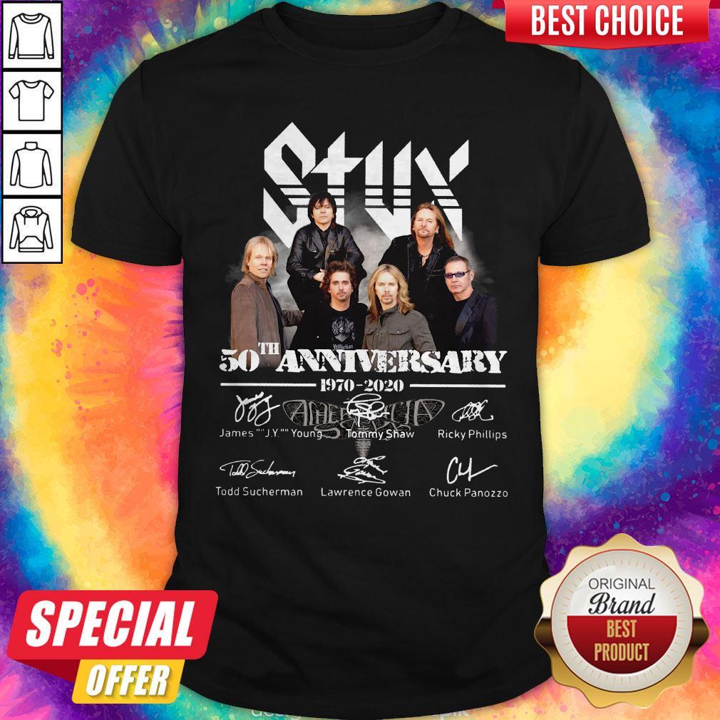 Happy Stux 50th Anniversary 1970 2020 Signatures Shirt