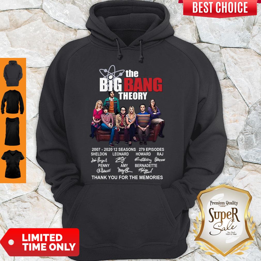 Premium The Big Bang Theory Thank You For The Memories Signature Shirt