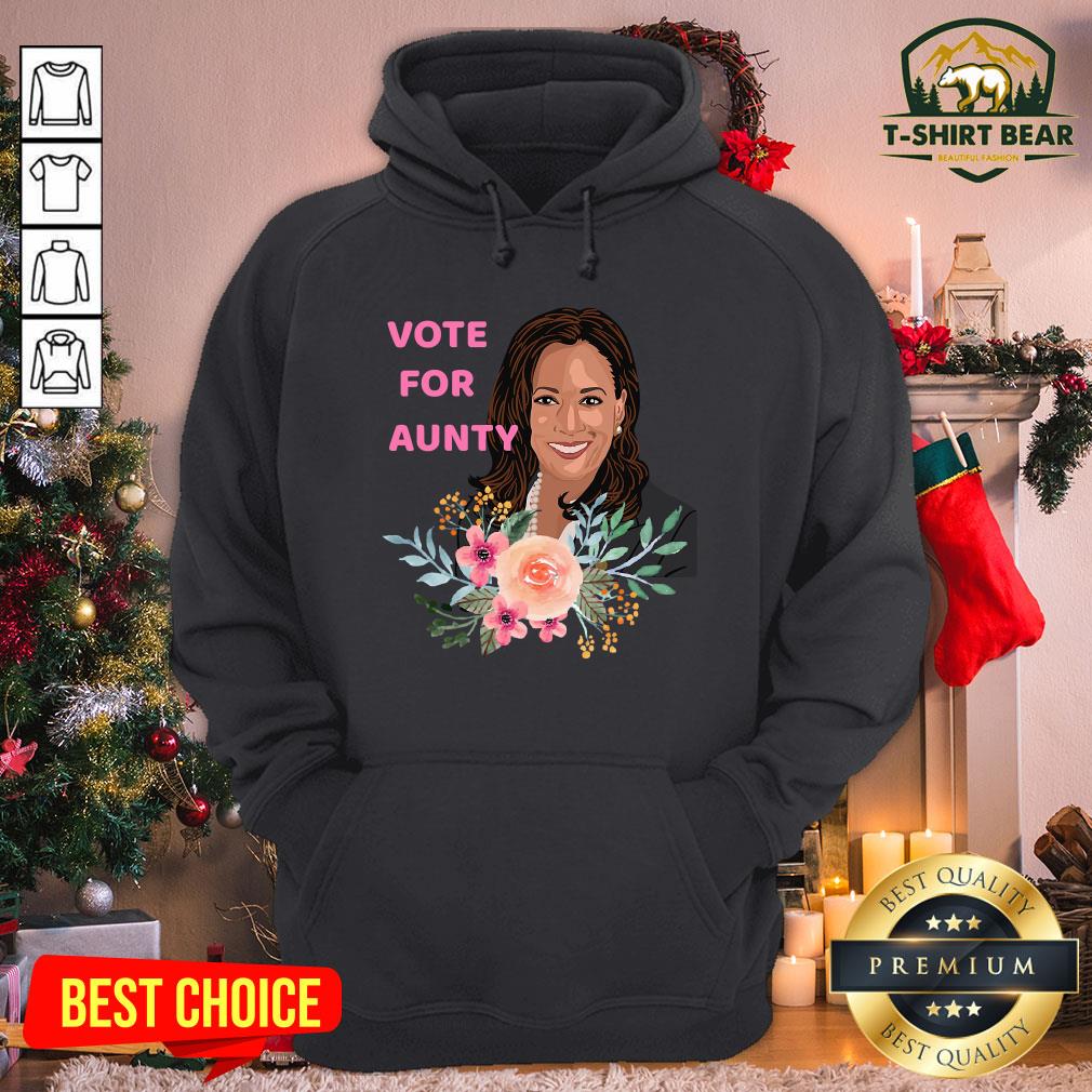 Pretty Kamala Harris Vote For Aunty Flowers Shirt