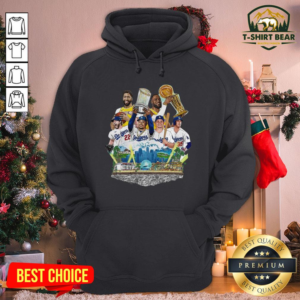 Awesome LA Lakers And Dodgers World Series Champions 2020 Legend Shirt