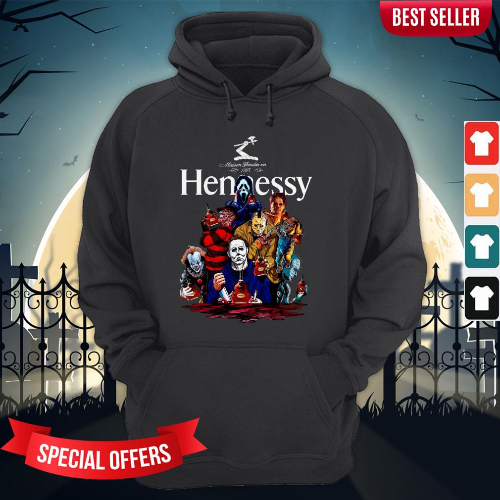 Horror Characters Hennessy Party Happy Halloween Shirt