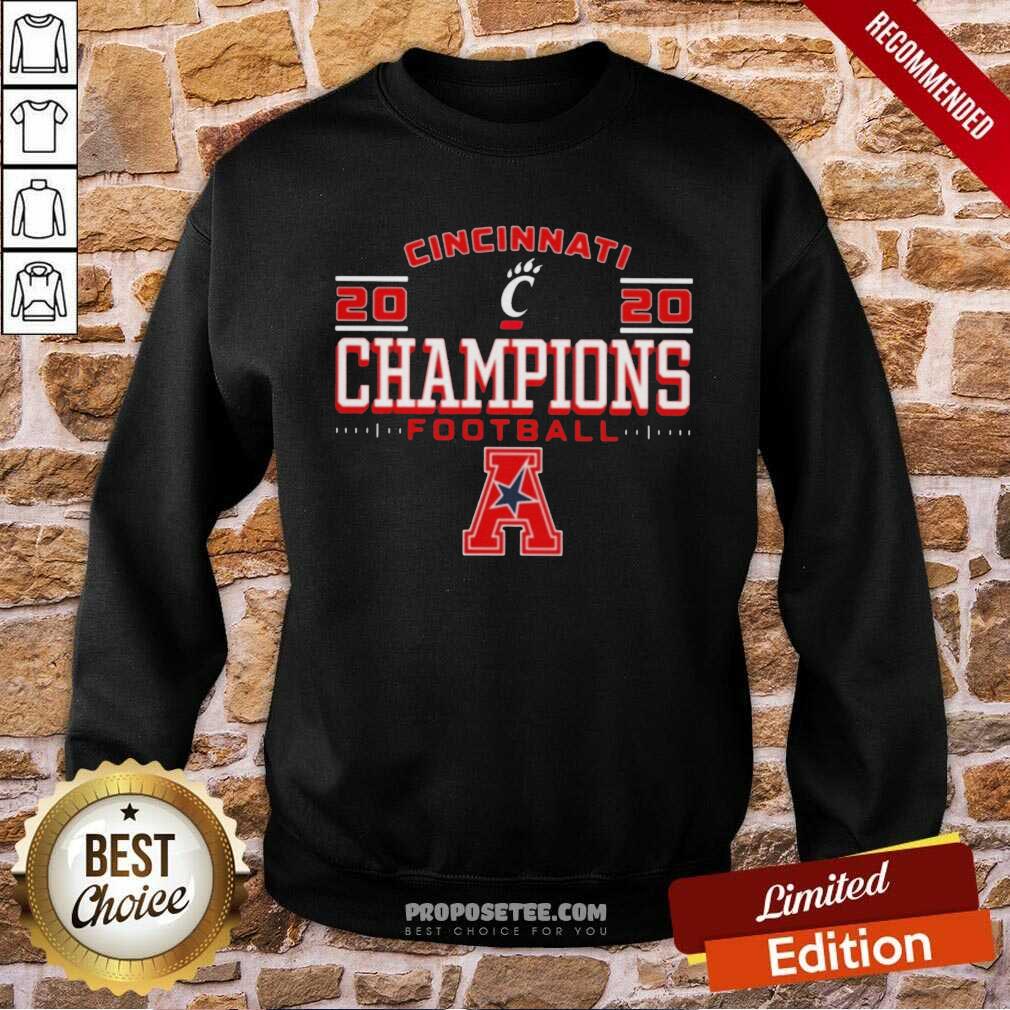 Hot Cincinnati Bearcats 2020 Acc Champions Football Shirt